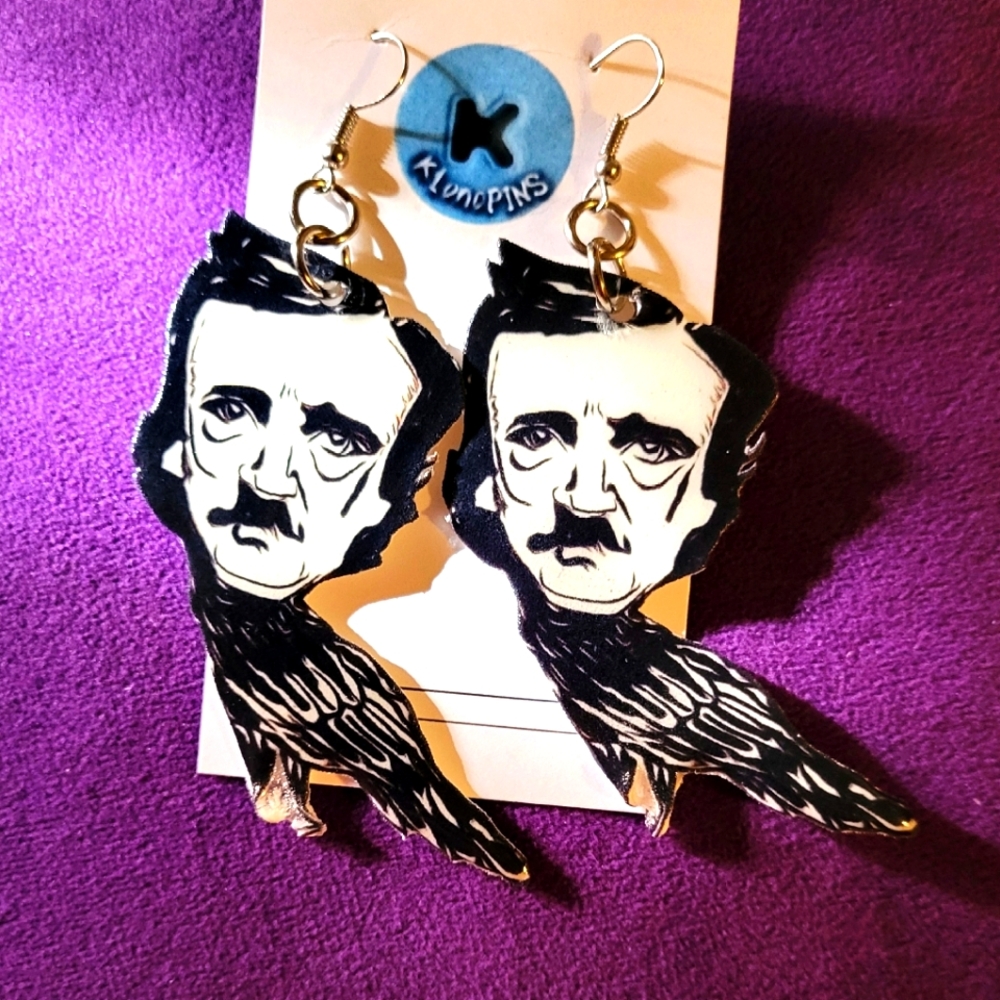 Poe Raven earrings